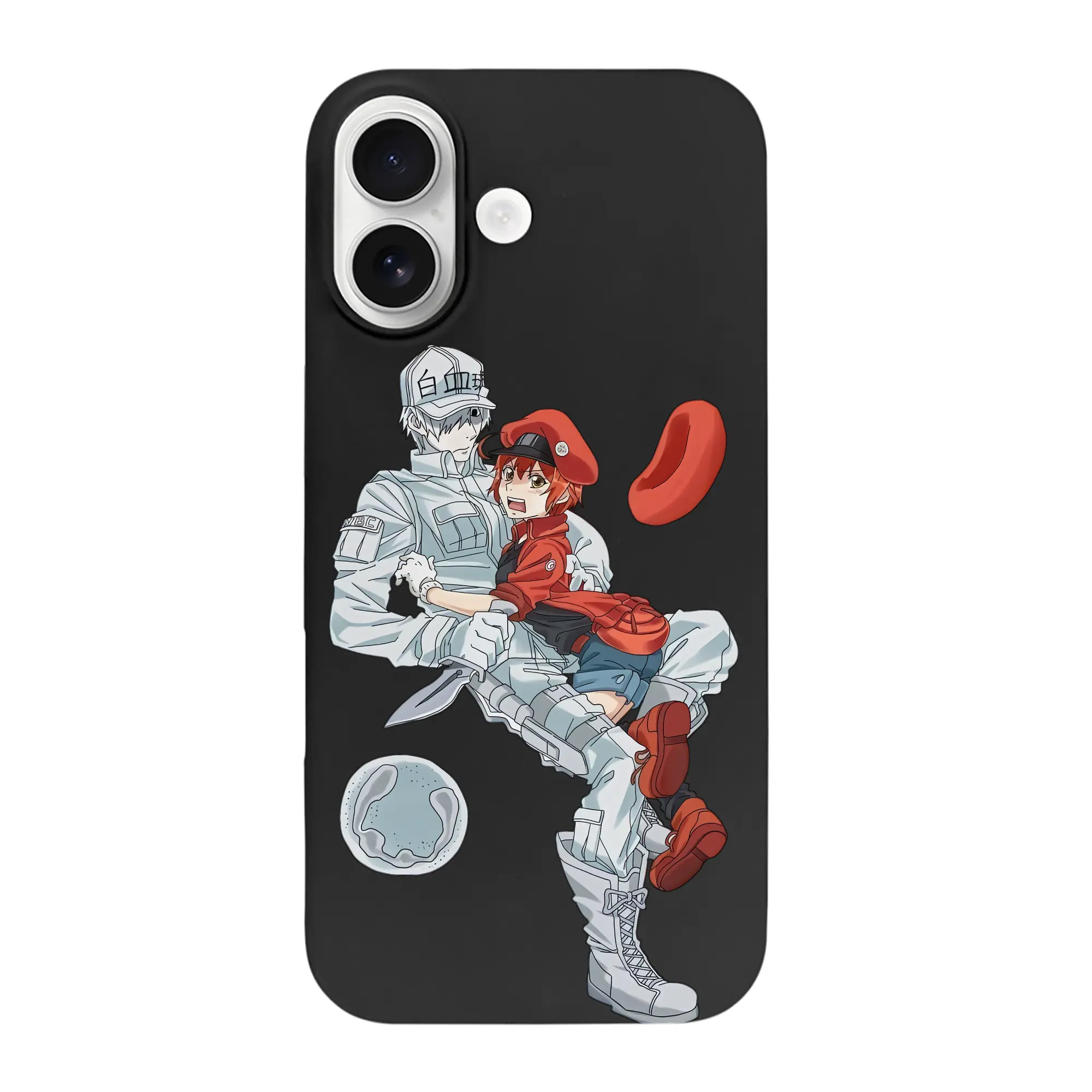 はたらく細胞 グッズ,白血球 - iPhone 17 シリーズ シリコンケース 薄型 耐衝撃 指紋防止 ソフトタッチカバー 精密フィット 傷防止 保護ケース iPhone 17/17 Air/17 Pro/17 Pro Max 対応